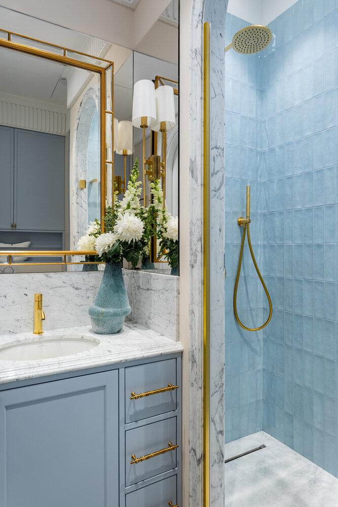 Фотография: Ванная в стиле Современный, Квартира, Проект дня, Москва, 4 и больше, Более 90 метров, Виктория Колесникова – фото на INMYROOM Фотография: Ванная в стиле Современный, Квартира, Проект дня, Москва, 4 и больше, Более 90 метров, Виктория Колесникова – фото на INMYROOM