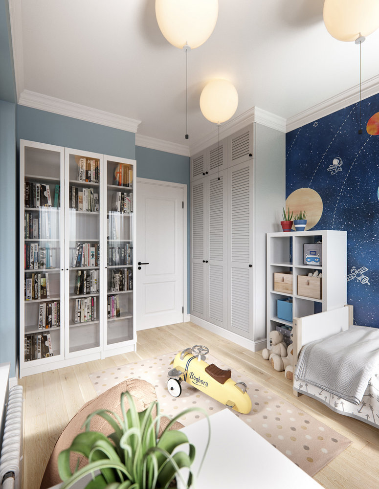 Фотография: Детская в стиле Современный, Скандинавский, Квартира, Проект дня, Москва, 3 комнаты, 60-90 метров, Олег Минц – фото на INMYROOM Фотография: Детская в стиле Современный, Скандинавский, Квартира, Проект дня, Москва, 3 комнаты, 60-90 метров, Олег Минц – фото на INMYROOM