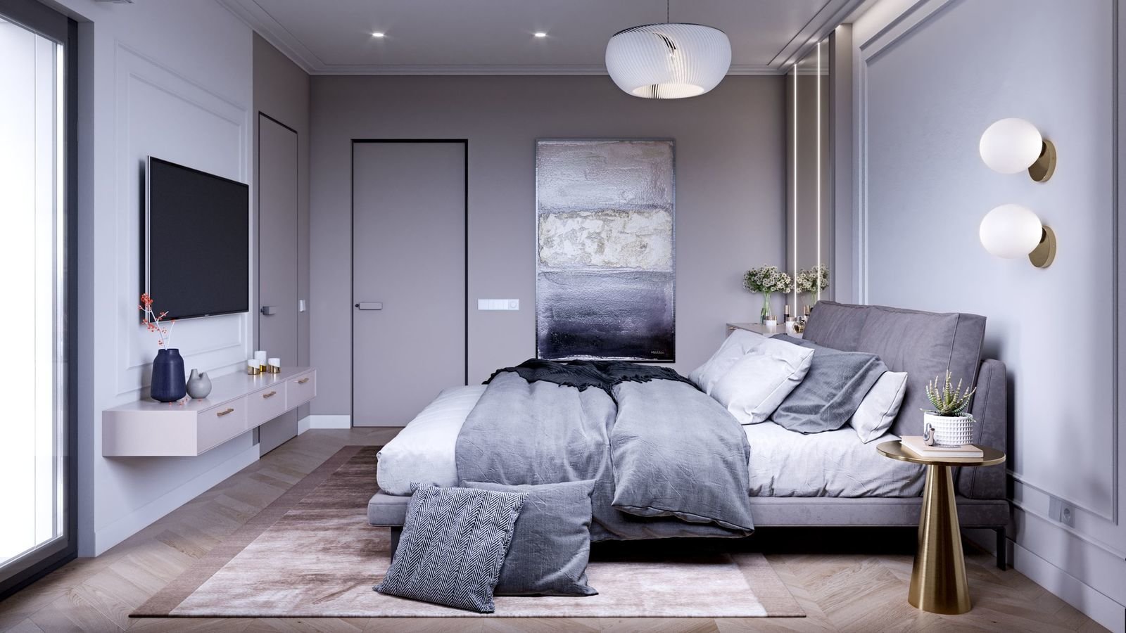 Фотография: Спальня в стиле Современный, Дом, Украина, Проект дня, Ирпень, Таунхаус, 4 и больше, Более 90 метров, Quader Architecture – фото на INMYROOM