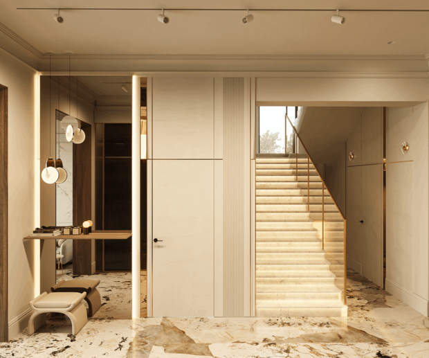 Фото из портфолио Дизайн-проект загородного дома La casa bellissima – фотографии дизайна интерьеров на INMYROOM