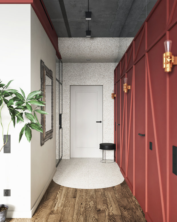 Фотография: Прихожая в стиле Эклектика, Квартира, Проект недели, Москва, ToTaste Studio, 3 комнаты, 60-90 метров – фото на INMYROOM