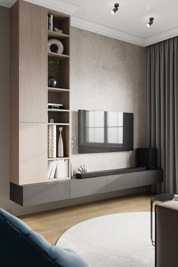 Фотография: Гостиная в стиле Лофт, Современный, Эклектика, Классический, Дом, Проект недели, Дом и дача, 4 и больше, Более 90 метров, Нижегородская область, Ольга Матренина – фото на INMYROOM