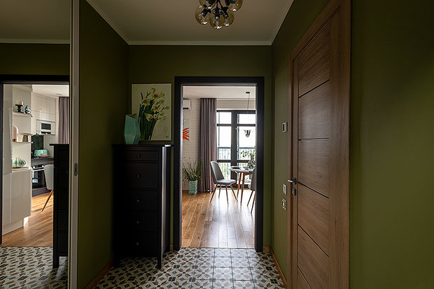 Фото из портфолио Однушка для студентки – фотографии дизайна интерьеров на INMYROOM