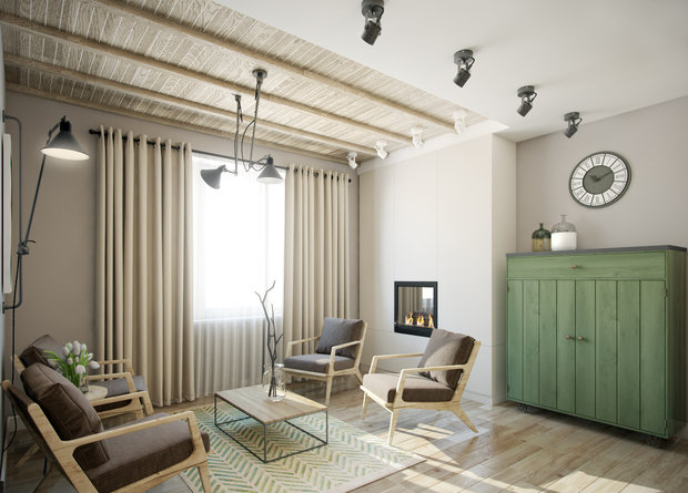 Фото из портфолио дизайн-проект квартира 90 м2 – фотографии дизайна интерьеров на INMYROOM