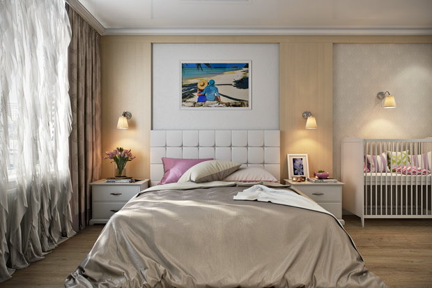 Фото из портфолио Нежные акценты – фотографии дизайна интерьеров на INMYROOM