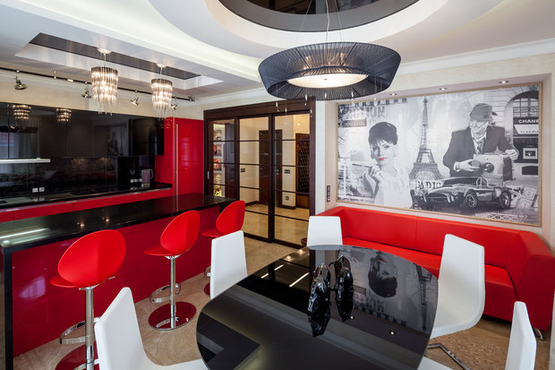 Фото из портфолио Двухуровневая квартира в Нижнем Новгороде – фотографии дизайна интерьеров на INMYROOM