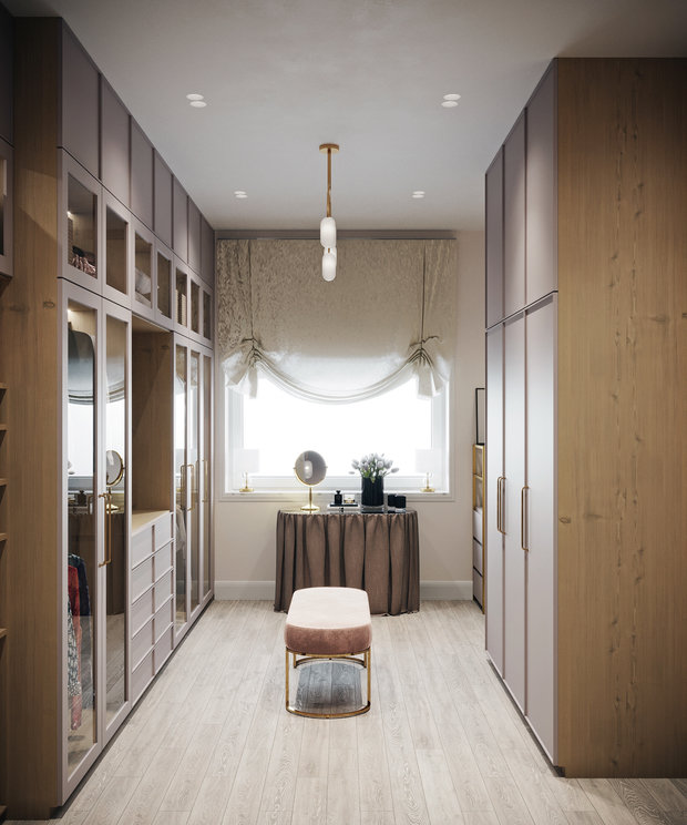 Фотография: Гардеробная в стиле Современный, Эклектика, Квартира, Проект недели, Минск, 4 и больше, Более 90 метров, Наталья Добродеева – фото на INMYROOM