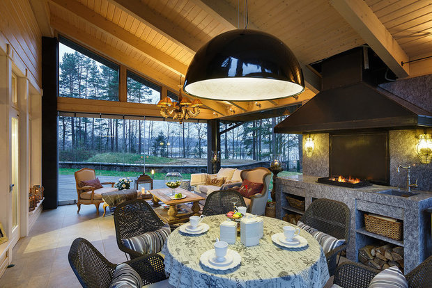 Фотография: Кухня и столовая в стиле Эко, Дом, Советы, Дача, Таунхаус – фото на INMYROOM