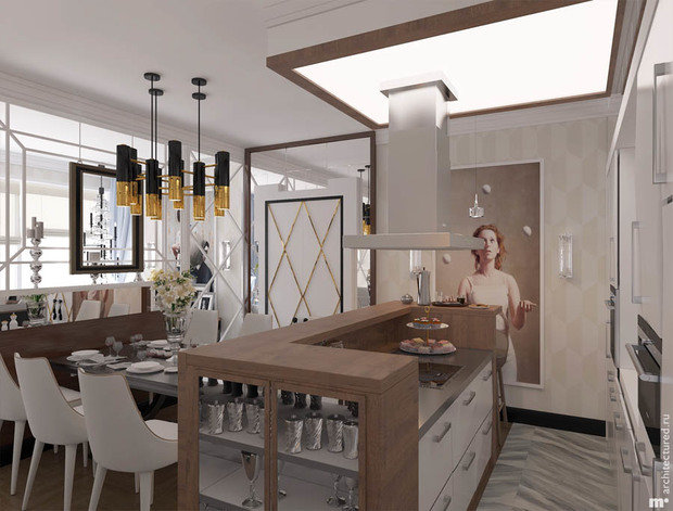 Фото из портфолио Architectured.ru – фотографии дизайна интерьеров на INMYROOM