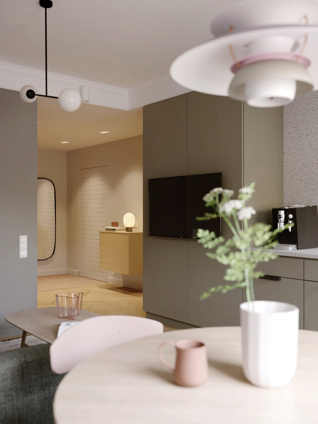 Фото из портфолио Проект квартиры в ЖК Skandi Klubb – фотографии дизайна интерьеров на INMYROOM