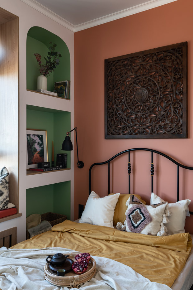 Фотография: Спальня в стиле Современный, Эклектика, Малогабаритная квартира, Квартира, Студия, Проект недели, Москва, до 40 метров, Вадим Бычков, Екатерина Бычкова – фото на INMYROOM