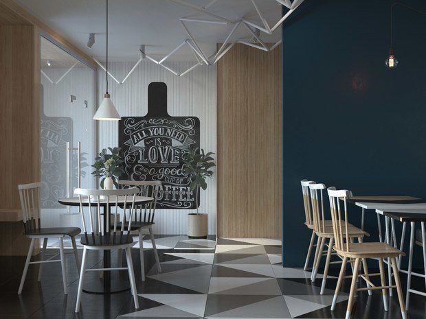 Фото из портфолио МУКА CAFE – фотографии дизайна интерьеров на INMYROOM