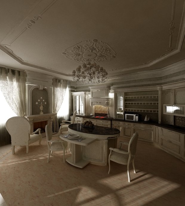 Фото из портфолио Коттедж в поселке Палникс – фотографии дизайна интерьеров на INMYROOM