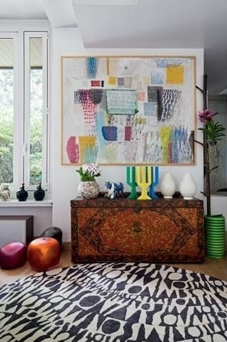 Фотография: Декор в стиле Скандинавский, Дома и квартиры, Интерьеры звезд, Принт, Missoni – фото на INMYROOM