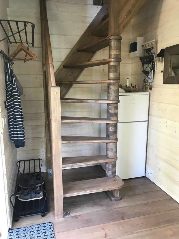 Фотография: Прихожая в стиле Эко, Скандинавский, Дом, Дача, Дом и дача, как построить загородный дом, дом из клееного бруса, 2 комнаты, до 40 метров, эстония, Ольга Погребисская, дом своими руками – фото на INMYROOM