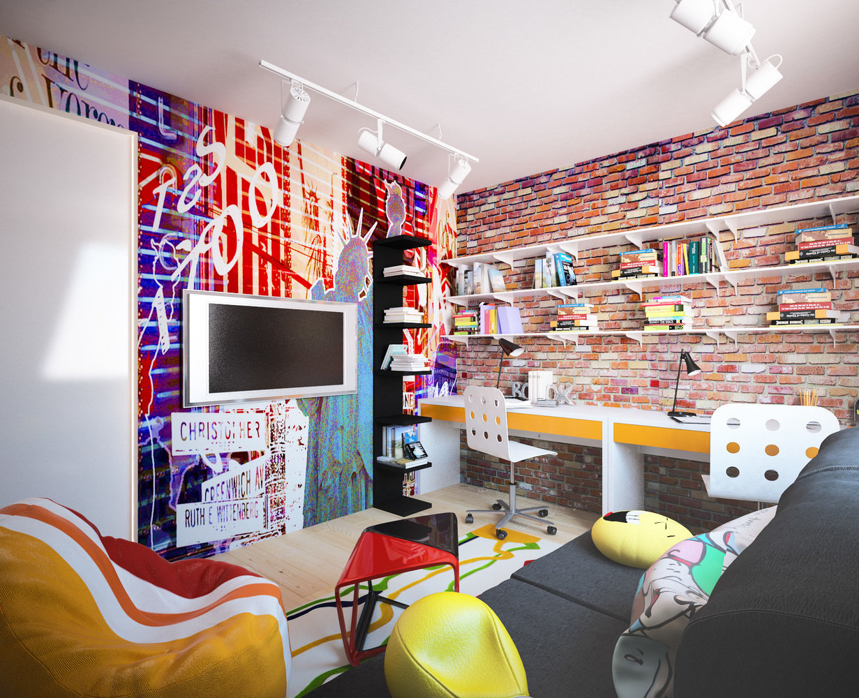 Фотография: Детская в стиле Лофт, Квартира, Дом, Дома и квартиры, Проект недели – фото на INMYROOM