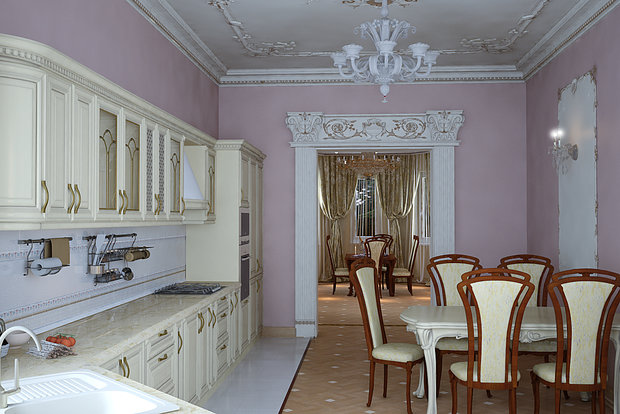 Фото из портфолио Дом, г.Москва, 600м – фотографии дизайна интерьеров на INMYROOM