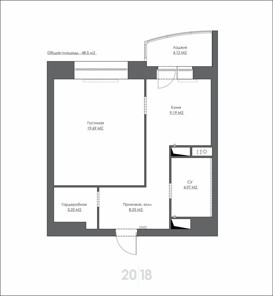 Обмерный план Обмерный план