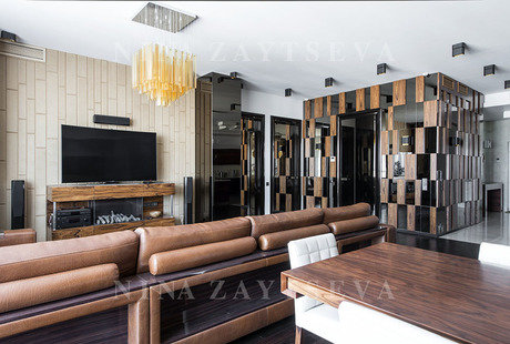 Интерьер квартиры 190 м2, Москва, ЖК Измайловский, 2014