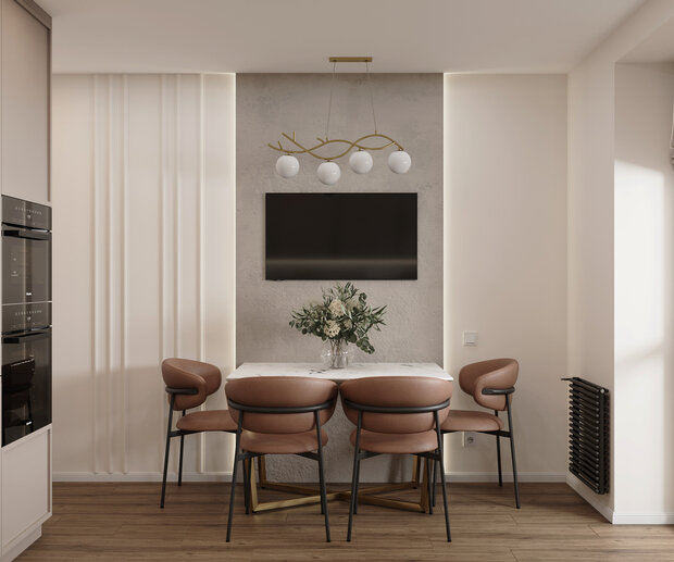 Фото из портфолио Проект квартиры для семьи с детьми – фотографии дизайна интерьеров на INMYROOM