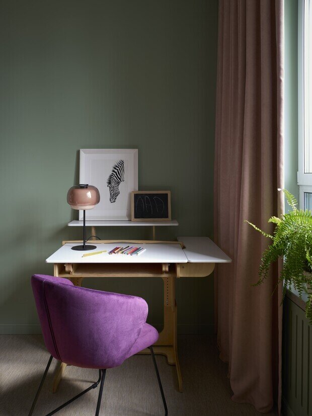 Фотография: Детская в стиле Современный, Эклектика, Квартира, Проект дня, Москва, 3 комнаты, 60-90 метров, Анна Тарасова, Варвара Пономарева – фото на INMYROOM