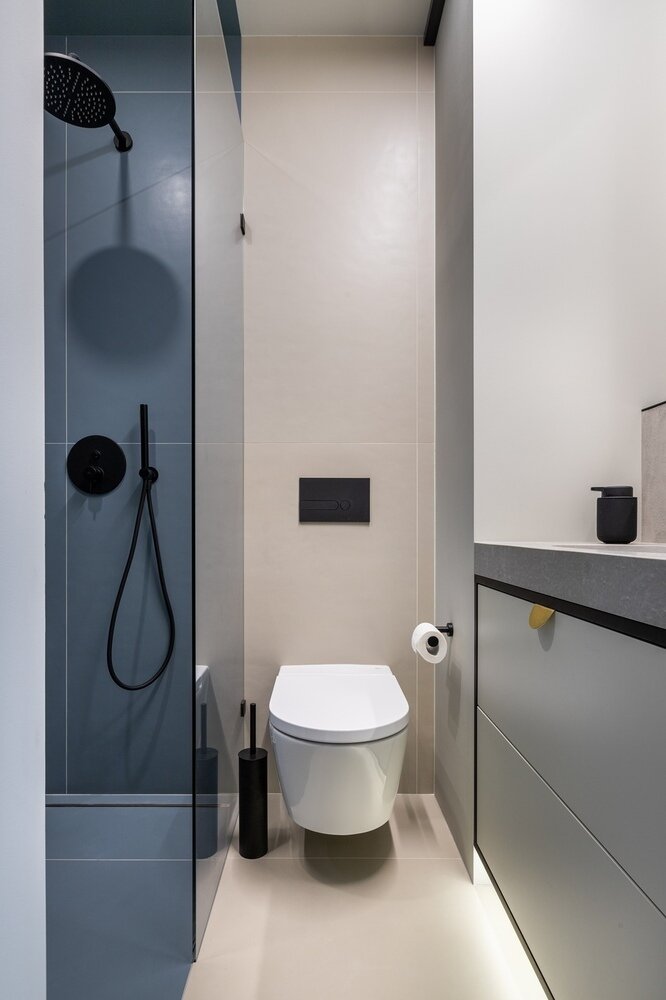 Фотография: Ванная в стиле Современный, Квартира, Минимализм, Проект недели, Минск, 3 комнаты, Более 90 метров, Zrobym architects – фото на INMYROOM Фотография: Ванная в стиле Современный, Квартира, Минимализм, Проект недели, Минск, 3 комнаты, Более 90 метров, Zrobym architects – фото на INMYROOM