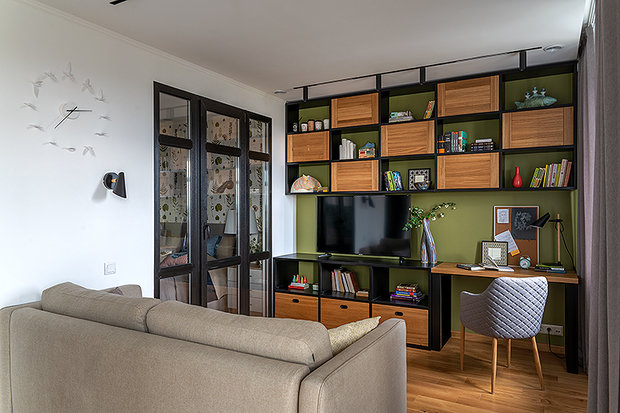 Фото из портфолио Однушка для студентки – фотографии дизайна интерьеров на INMYROOM