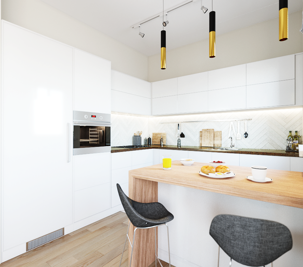 Фото из портфолио Загородный дом в Ленинградской области – фотографии дизайна интерьеров на INMYROOM