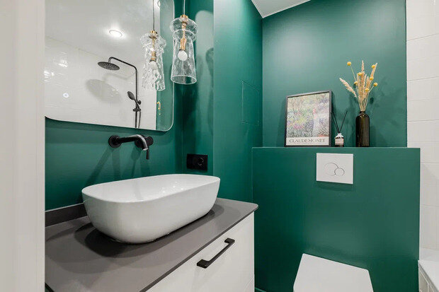 Фотография: Ванная в стиле Современный, Минимализм, Проект дня, Блочный дом, 3 комнаты, 40-60 метров, Москав, II 29-3 – фото на INMYROOM