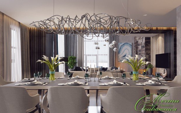 Фото из портфолио Интерьер гостиной с элементами бохо-шика – фотографии дизайна интерьеров на INMYROOM