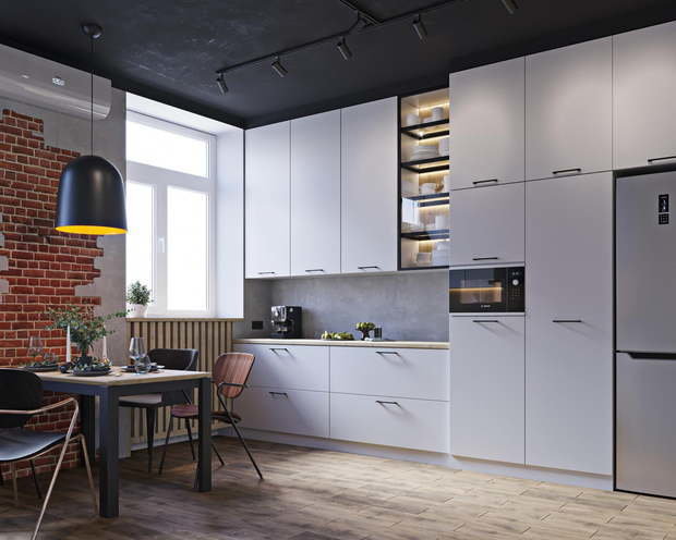 Фото из портфолио Лофт с старом фонде – фотографии дизайна интерьеров на INMYROOM