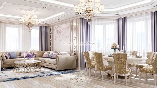 Фото из портфолио Элитный дом в Нур-Султане – фотографии дизайна интерьеров на INMYROOM