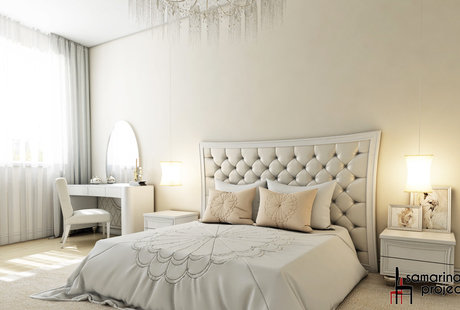 Дизайн квартиры "Кремовая спальня"