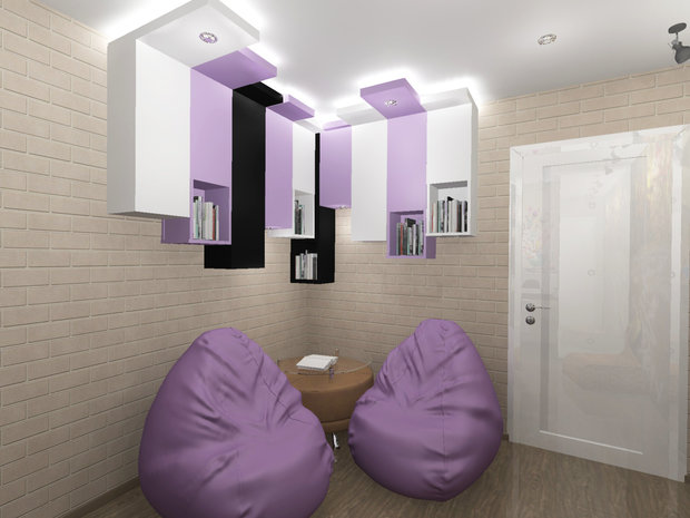 Фото из портфолио 4-х комнатная квартира для 4-х человек – фотографии дизайна интерьеров на INMYROOM