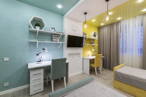 Фото из портфолио Детская с капелькой мёда – фотографии дизайна интерьеров на INMYROOM