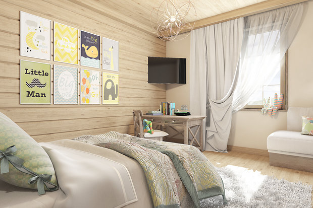 Фото из портфолио Загородный дом – фотографии дизайна интерьеров на INMYROOM