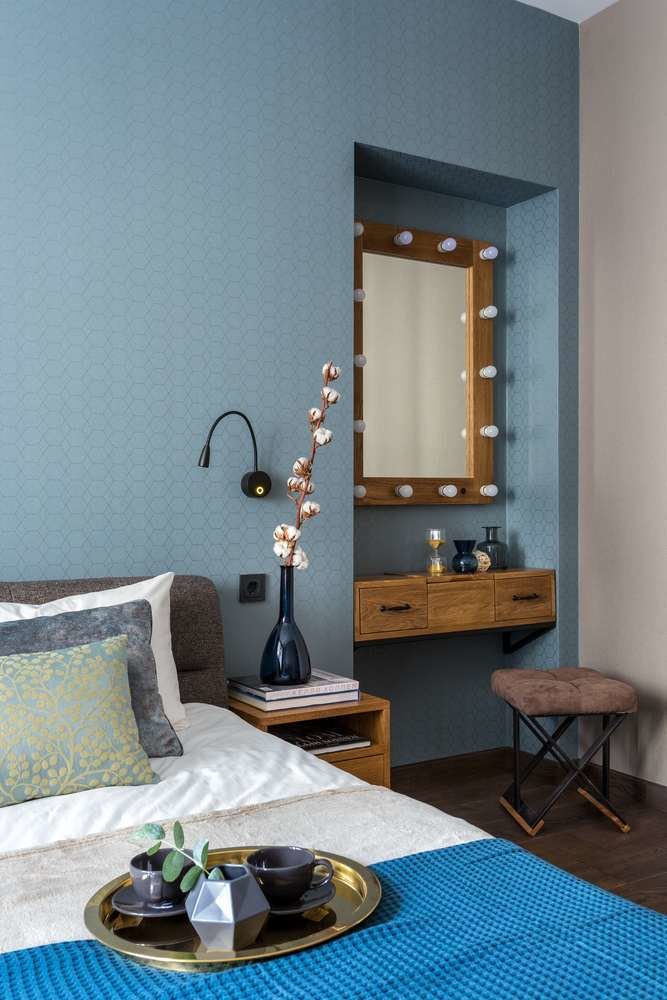 Фотография: Спальня в стиле Современный, Квартира, Проект дня, Москва, Монолитный дом, 4 и больше, Более 90 метров, Елена Бодрова, Антон Лихтарович – фото на INMYROOM Фотография: Спальня в стиле Современный, Квартира, Проект дня, Москва, Монолитный дом, 4 и больше, Более 90 метров, Елена Бодрова, Антон Лихтарович – фото на INMYROOM