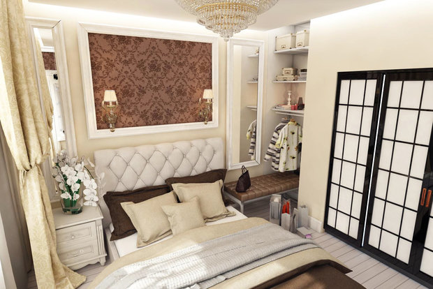 Фото из портфолио Квартира для гламурной модели – фотографии дизайна интерьеров на INMYROOM