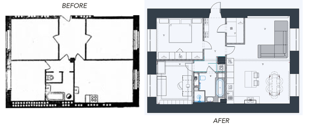 Фотография: Планировки в стиле , Современный, Квартира, Проект недели, Москва, 60-90 метров, Анна Васильева, Ayond interios by Anna Vasilieva – фото на INMYROOM