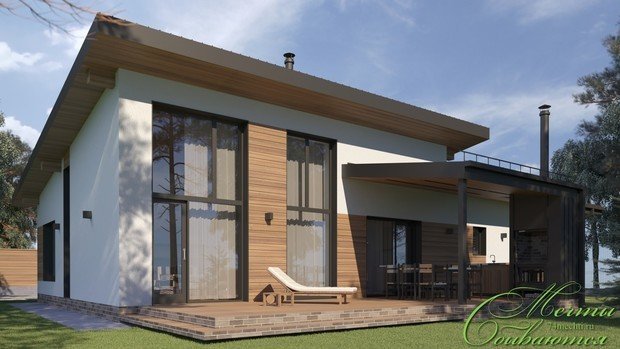 Фото из портфолио Три варианта каркасных домов – фотографии дизайна интерьеров на INMYROOM