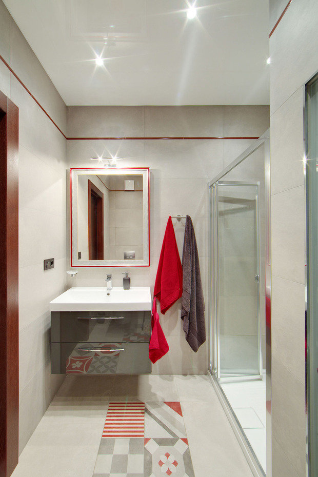 Фотография: Ванная в стиле Современный, Хай-тек, Дом, Дома и квартиры, IKEA, Проект недели, Таунхаус – фото на INMYROOM