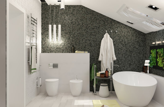 Фото из портфолио Ванная комната "Tropici" – фотографии дизайна интерьеров на INMYROOM