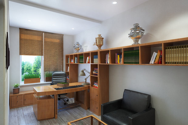 Фото из портфолио Кабинет – фотографии дизайна интерьеров на INMYROOM