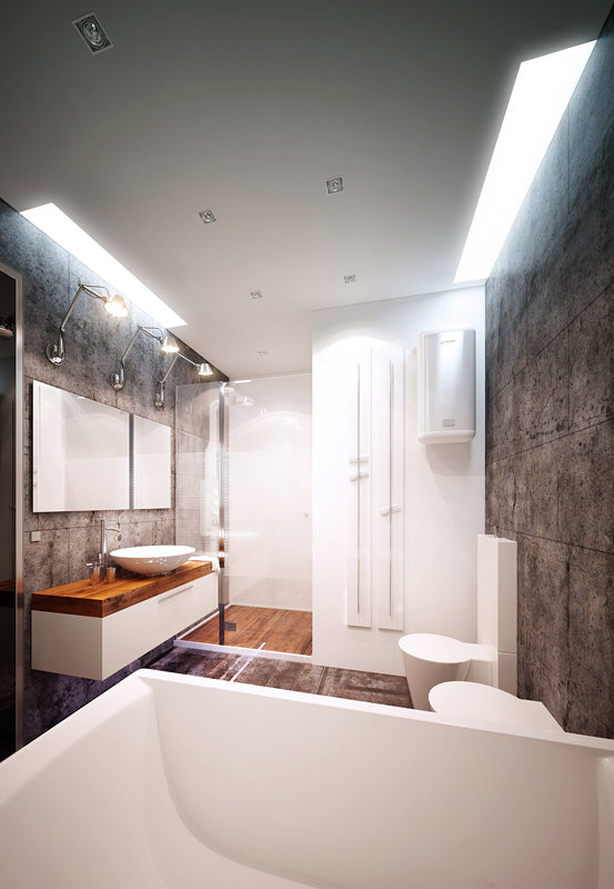 Фотография: Ванная в стиле Лофт – фото на INMYROOM