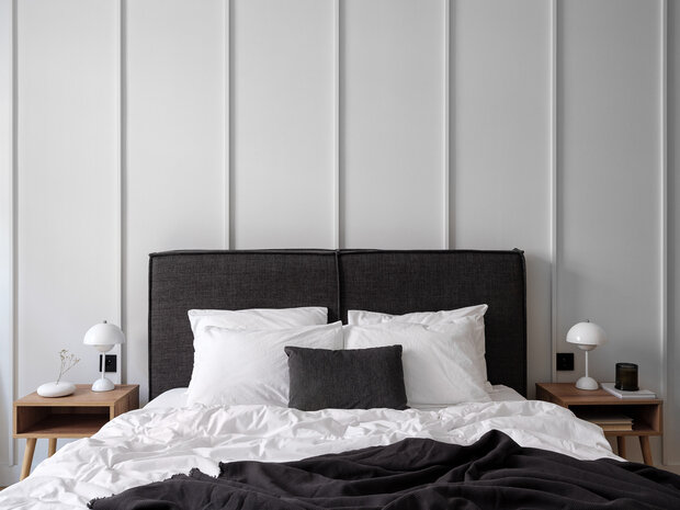 Фотография: Спальня в стиле Скандинавский, Современный, Минимализм, Квартира, Проект дня, Москва, Сталинка, Кирпичный дом, 2 комнаты, 40-60 метров, Sams.Interior, Анна Мальцева, Винтажный – фото на INMYROOM