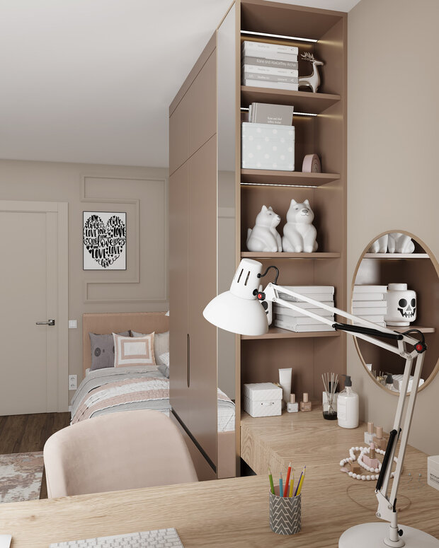 Фото из портфолио Проект квартиры для семьи с детьми – фотографии дизайна интерьеров на INMYROOM