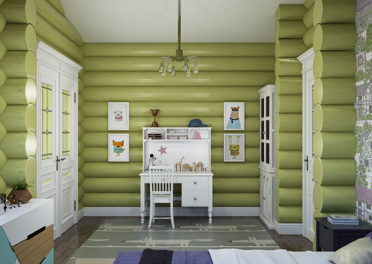 Фотография: Детская в стиле Прованс и Кантри, Современный, Дом, Проект недели, Московская область, Юлия Веселова, дом из сруба – фото на INMYROOM Фотография: Детская в стиле Прованс и Кантри, Современный, Дом, Проект недели, Московская область, Юлия Веселова, дом из сруба – фото на INMYROOM