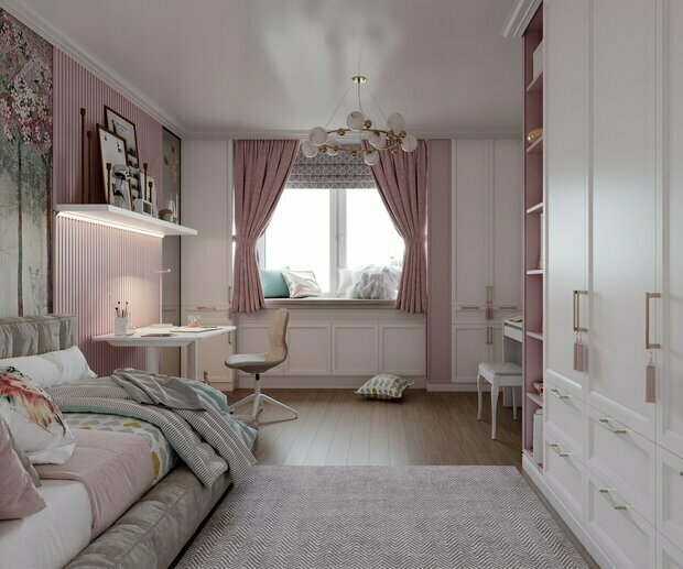 Фото из портфолио Дизайн проект "Пудра" – фотографии дизайна интерьеров на INMYROOM