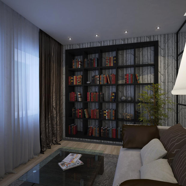 Фото из портфолио Проект трехкомнатной квартиры – фотографии дизайна интерьеров на INMYROOM