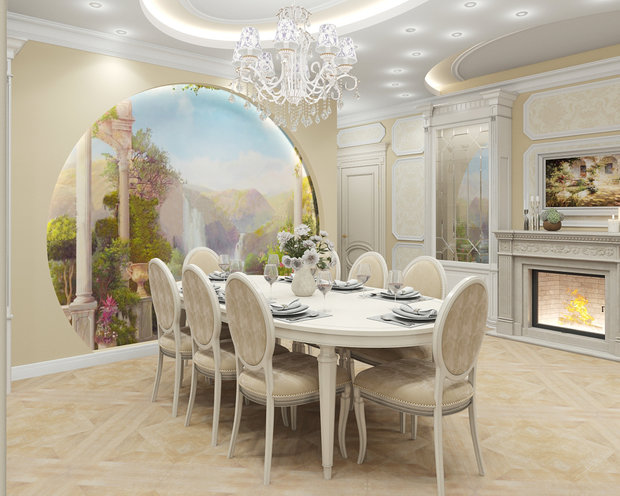 Фото из портфолио Квартира в ЖК "Дирижабль" S = 160 кв м – фотографии дизайна интерьеров на INMYROOM